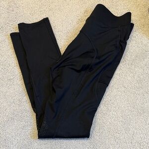 Kids Horseback Riding Black Leggings